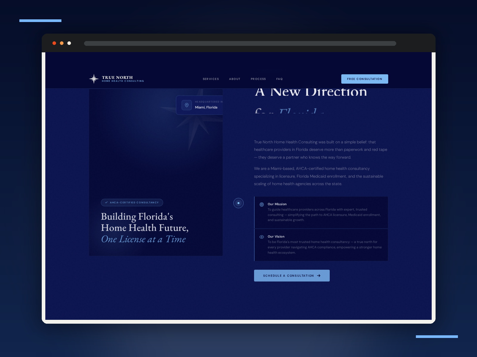 True North Home Health Consulting brand application 4